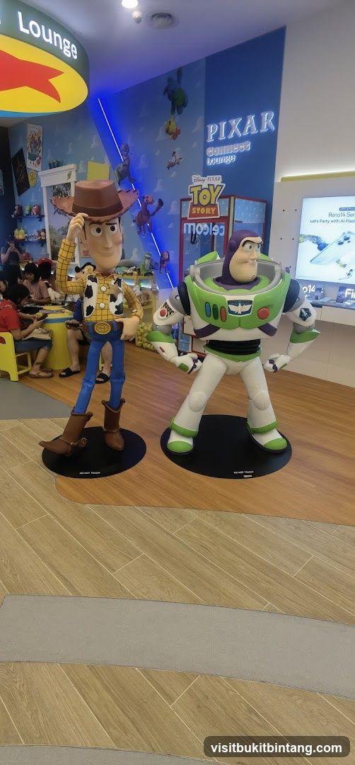 Toy Story and Pixar Connect Lounge Display