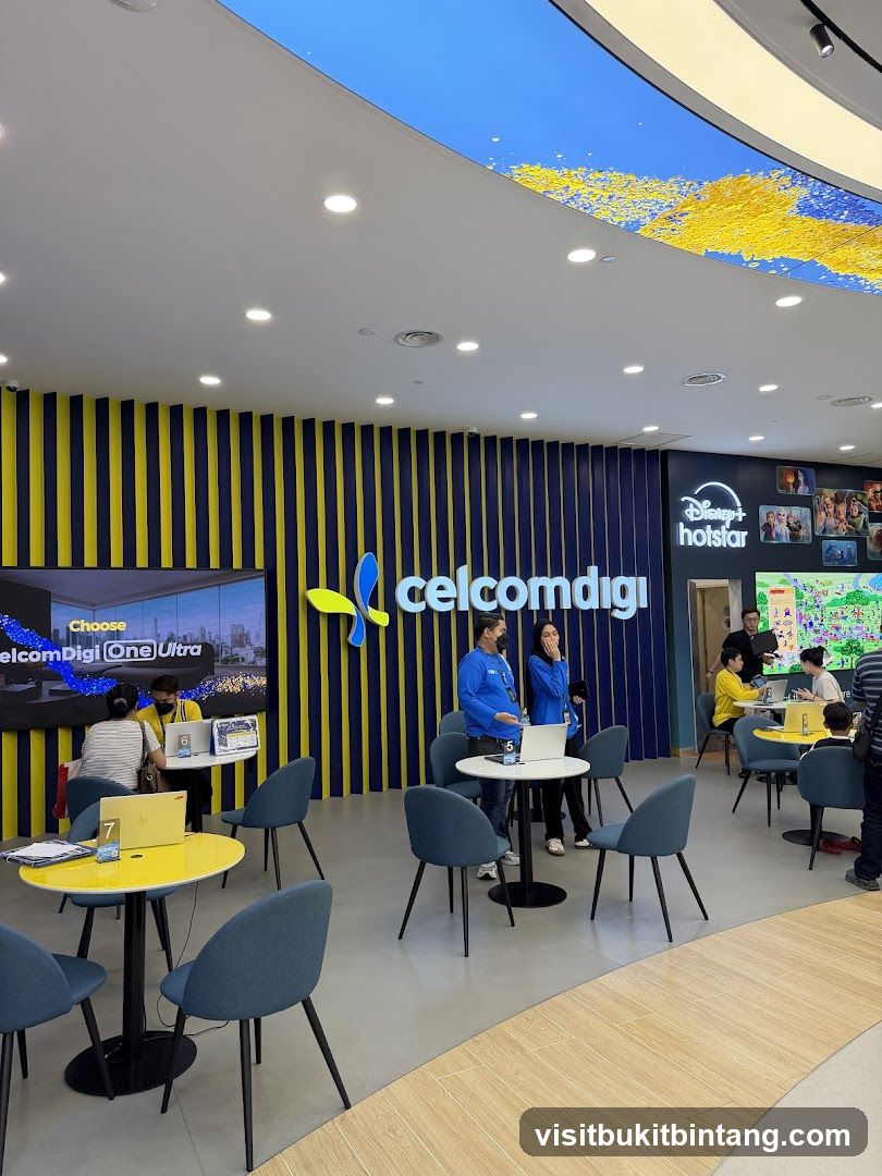 CelcomDigi Store Interior