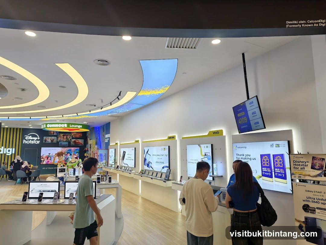 Mobile Phone Store Interior
