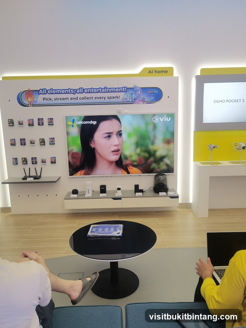 Entertainment and Technology Display