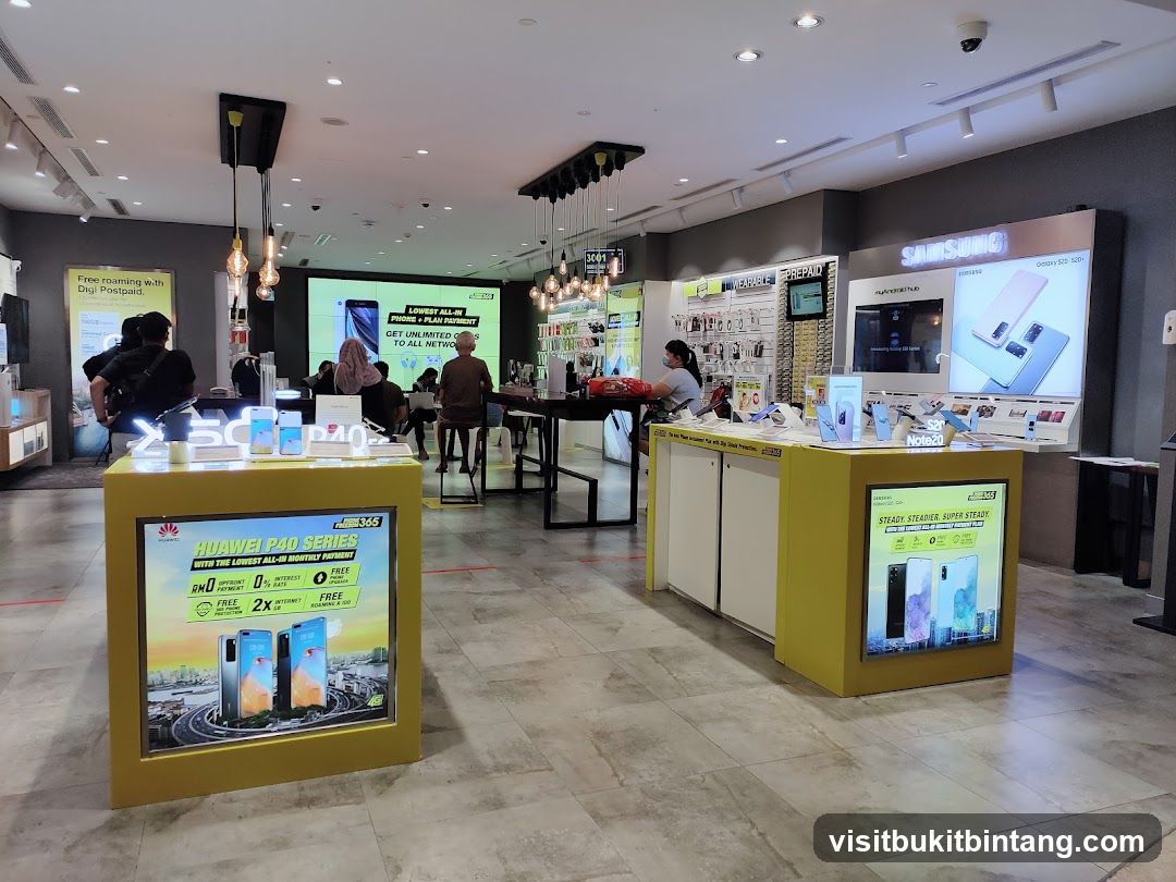 Mobile Phone Store Interior