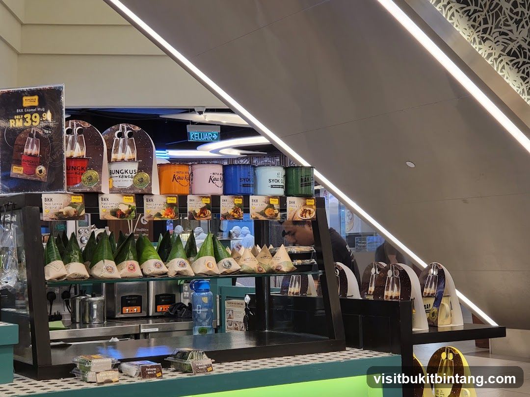 Food stall display
