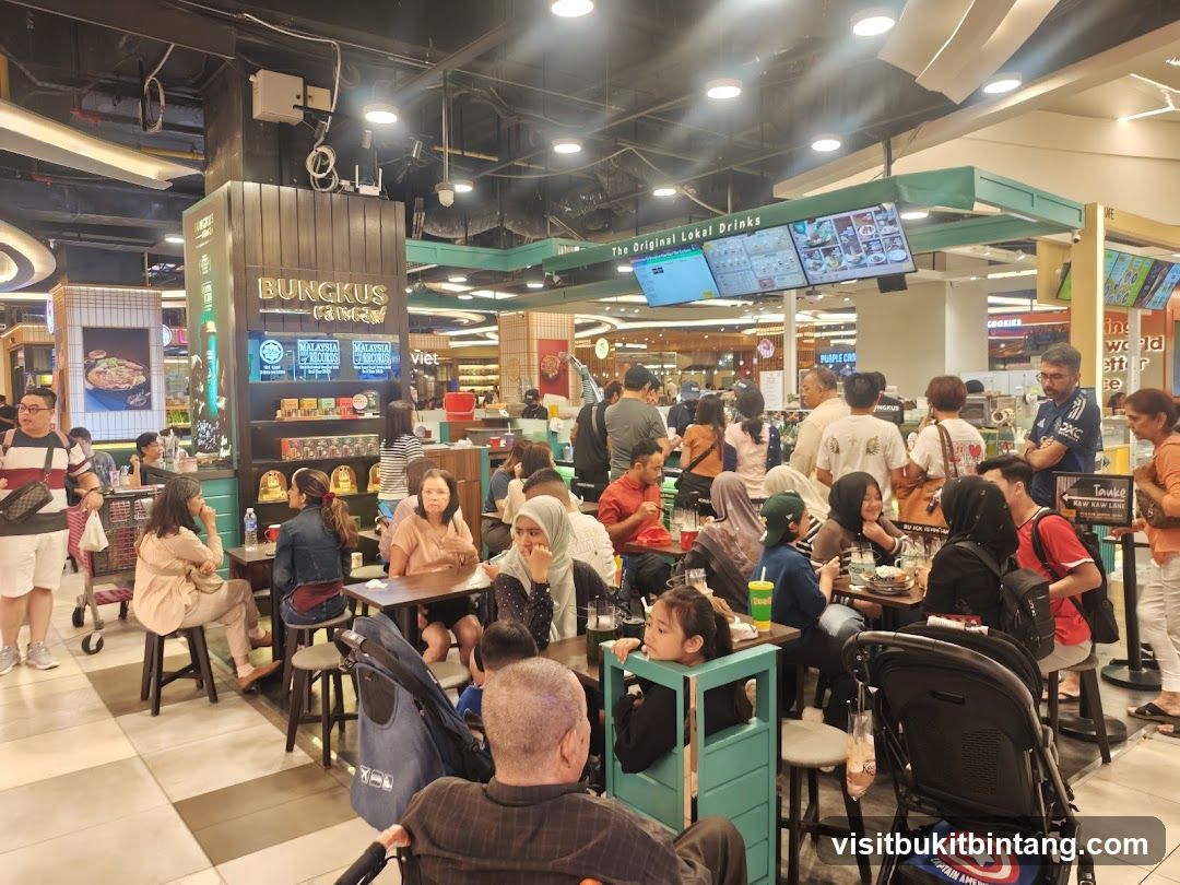 Busy Food Court