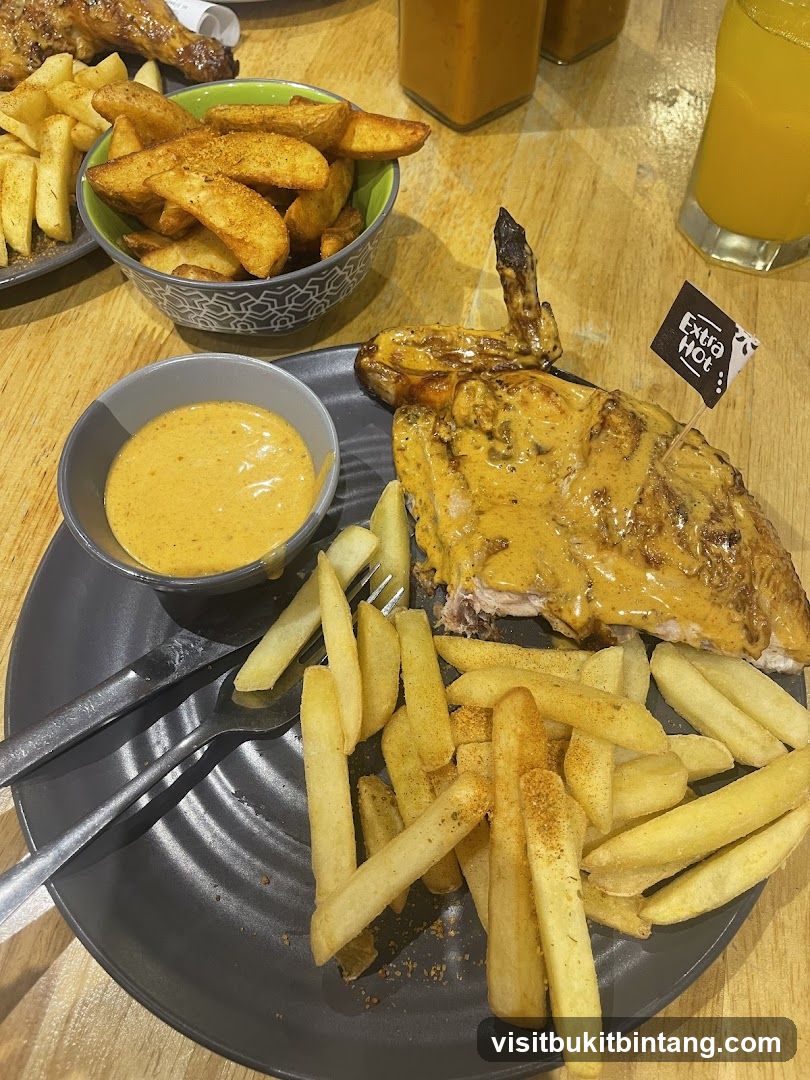 Grilled Chicken with Fries