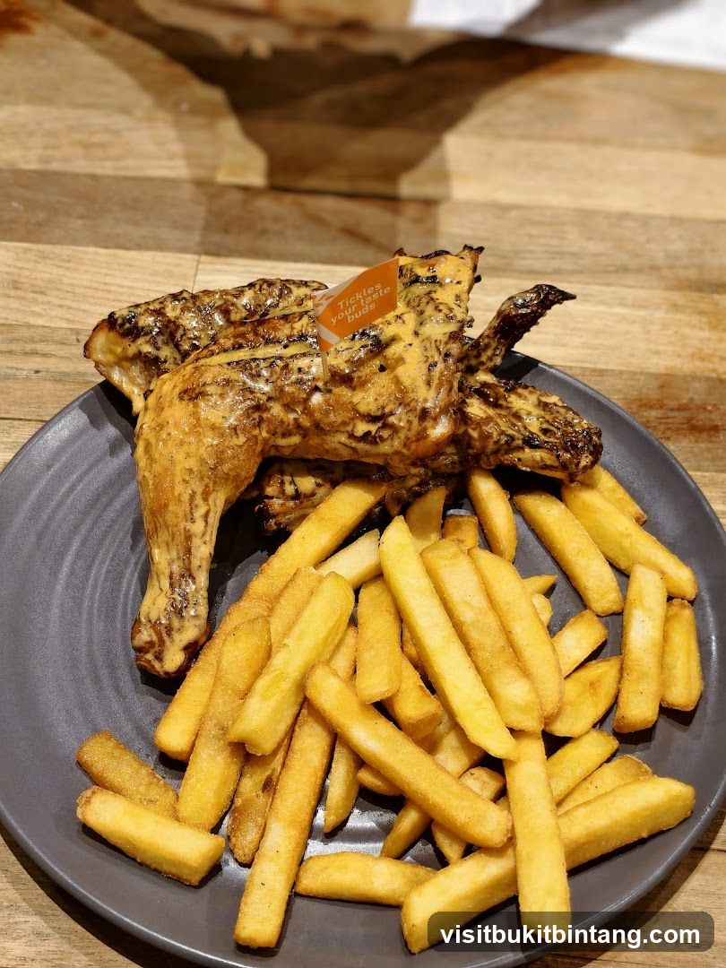 Grilled Chicken and Fries
