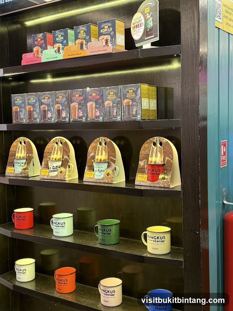 Coffee and Tea Products Display