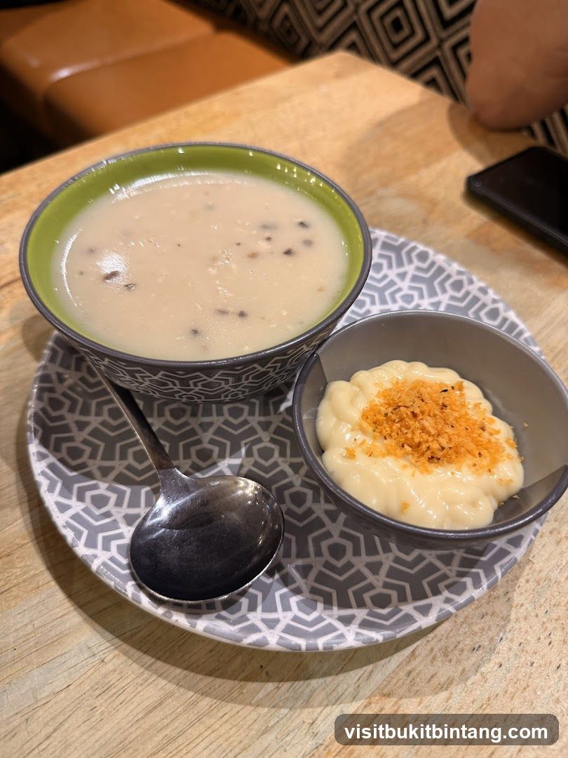 Creamy Soup and Side Dish