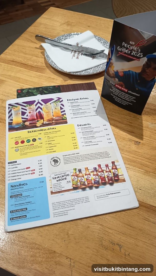 Menu and Promotional Material