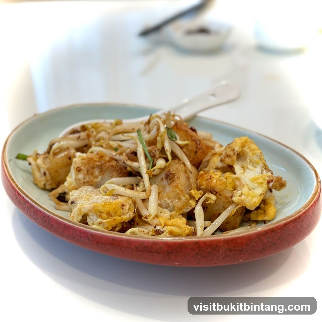 Fried Turnip Cake with Bean Sprouts