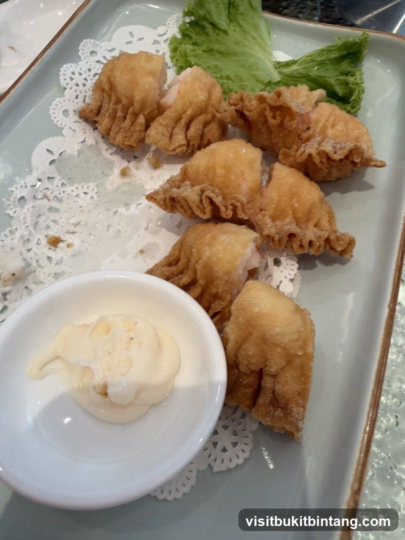 Fried Dumplings with Dip