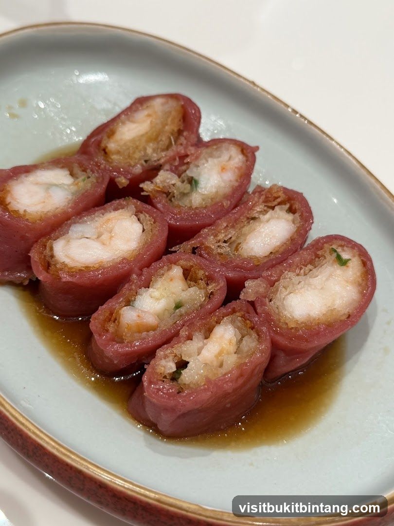 Shrimp Rolls in Sauce