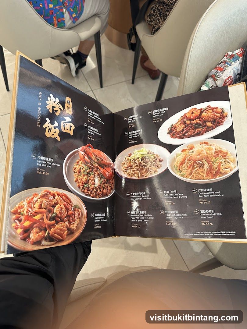 Rice & Noodles Menu