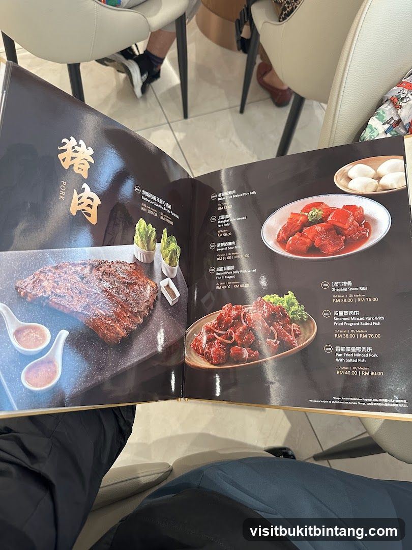 PORK Menu