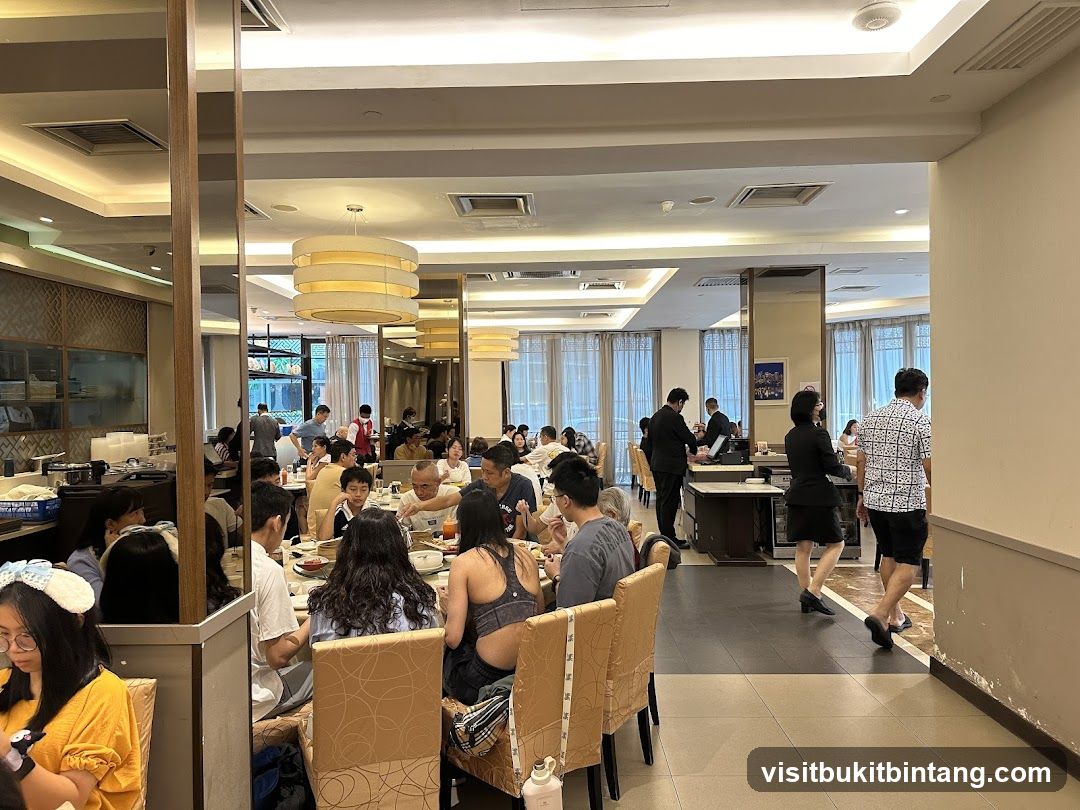 Busy Restaurant Dining Area