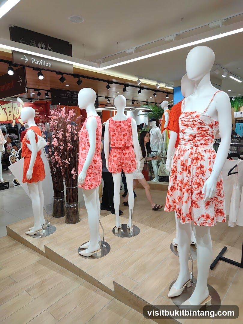 Mannequins in a clothing store