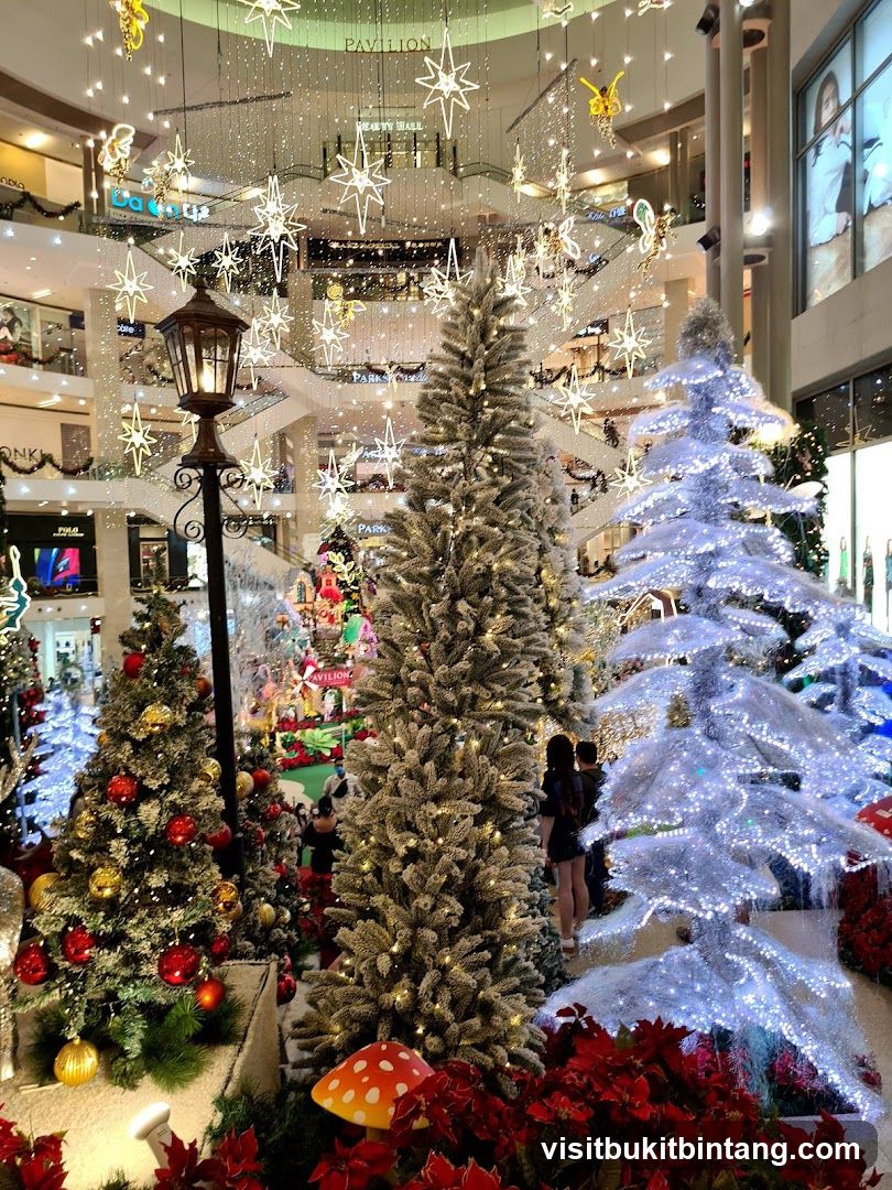 Christmas Decorations in a Mall