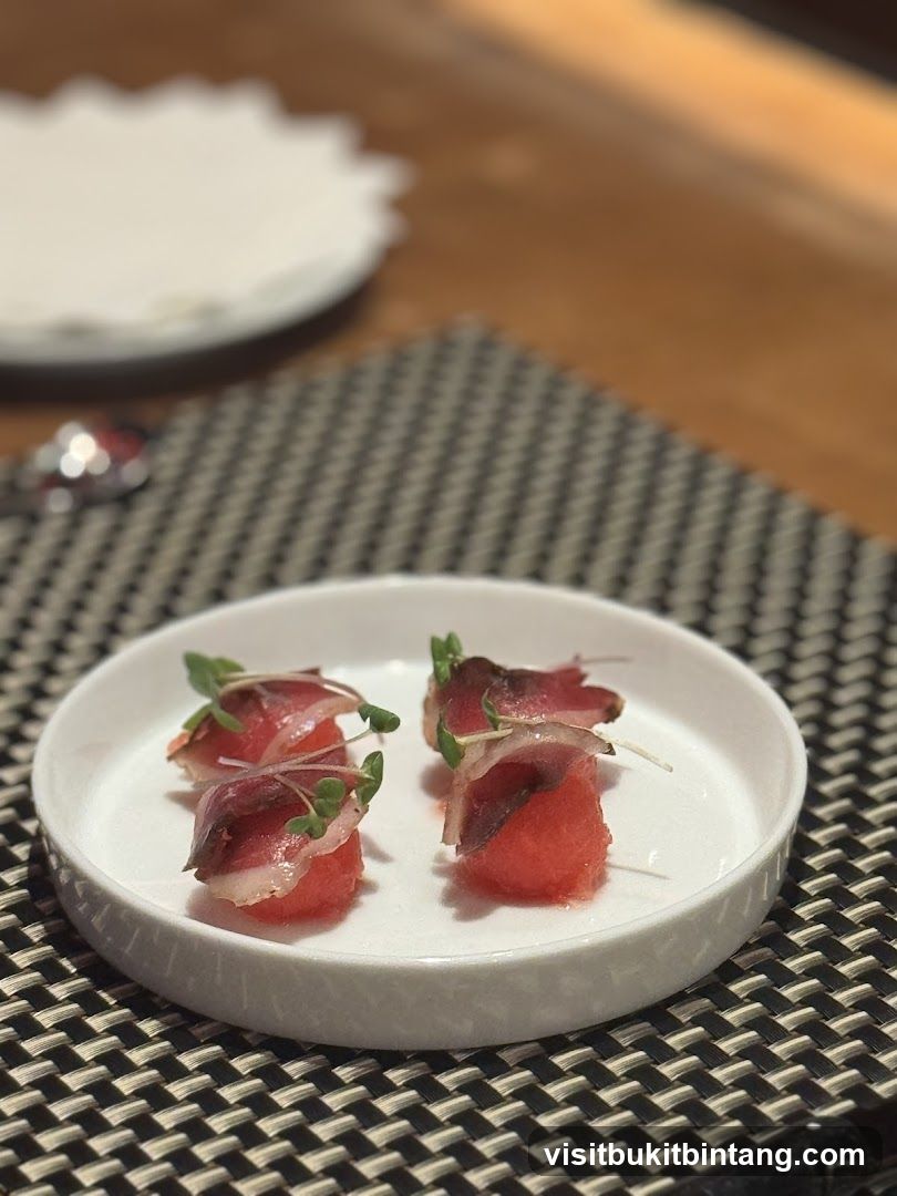 Watermelon and Tuna Bites