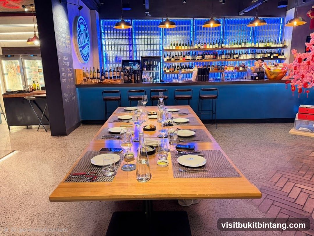 Restaurant Dining Area with Bar