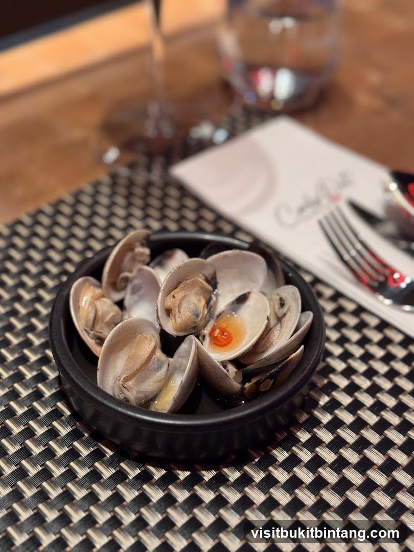 Steamed Clams Appetizer