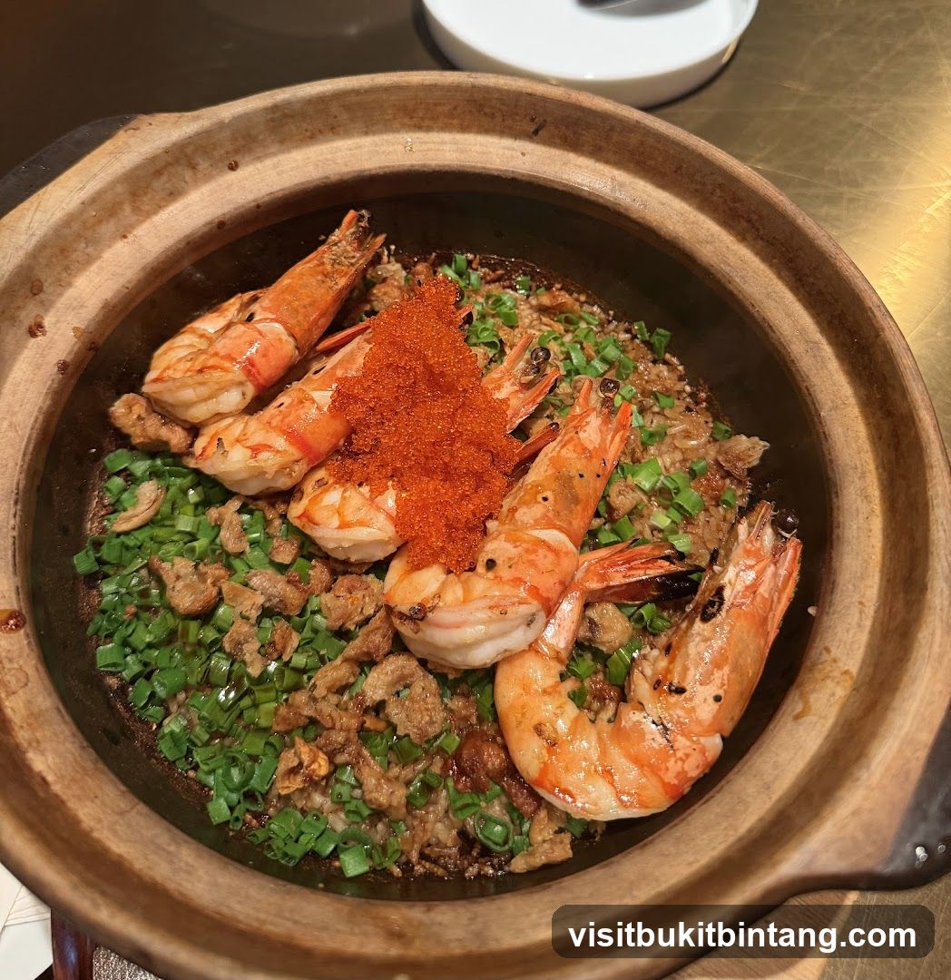 Claypot Prawns with Roe