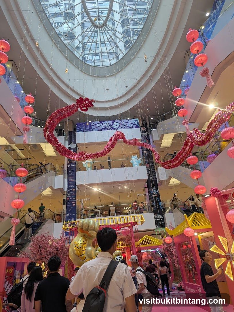 Mall Interior Decorated for Lunar New Year