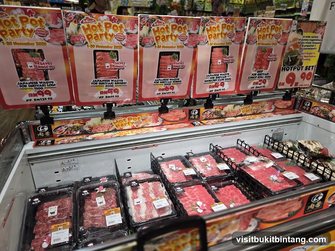 Hot Pot Party Meat Display
