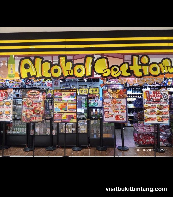 Alcohol Section Display