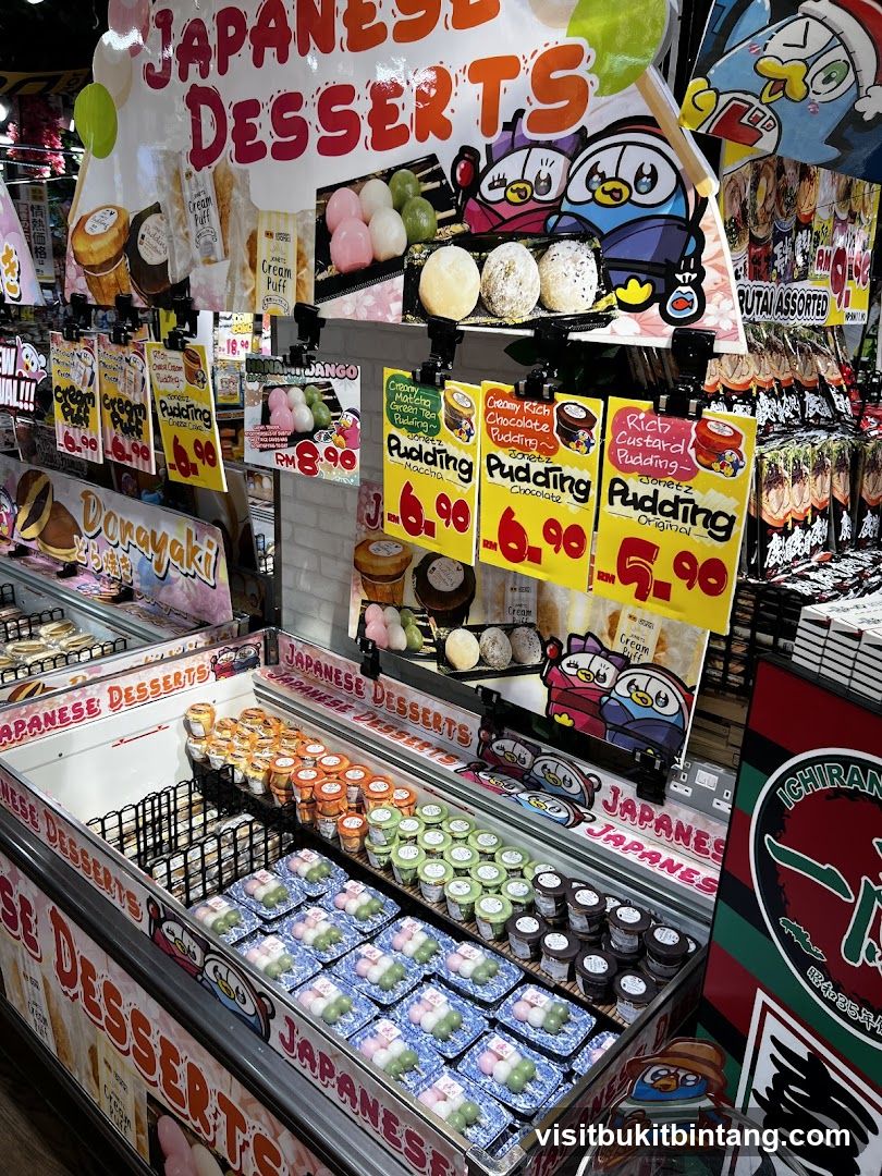 Japanese Desserts Display