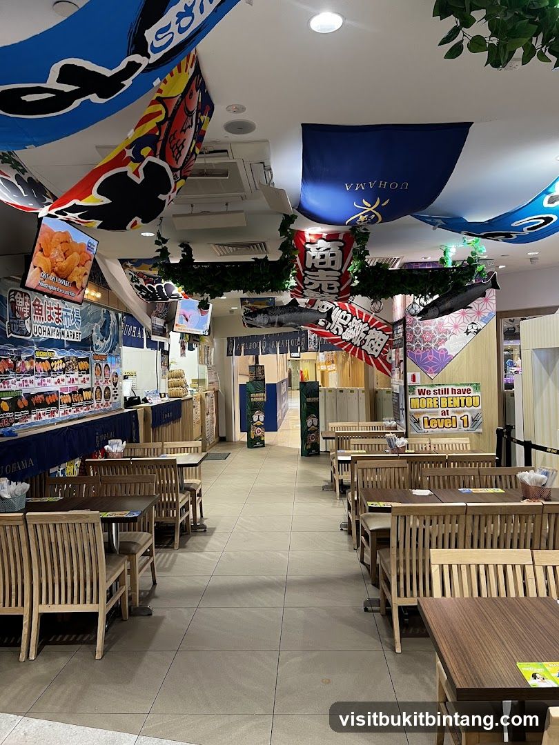 Japanese Market Restaurant Interior