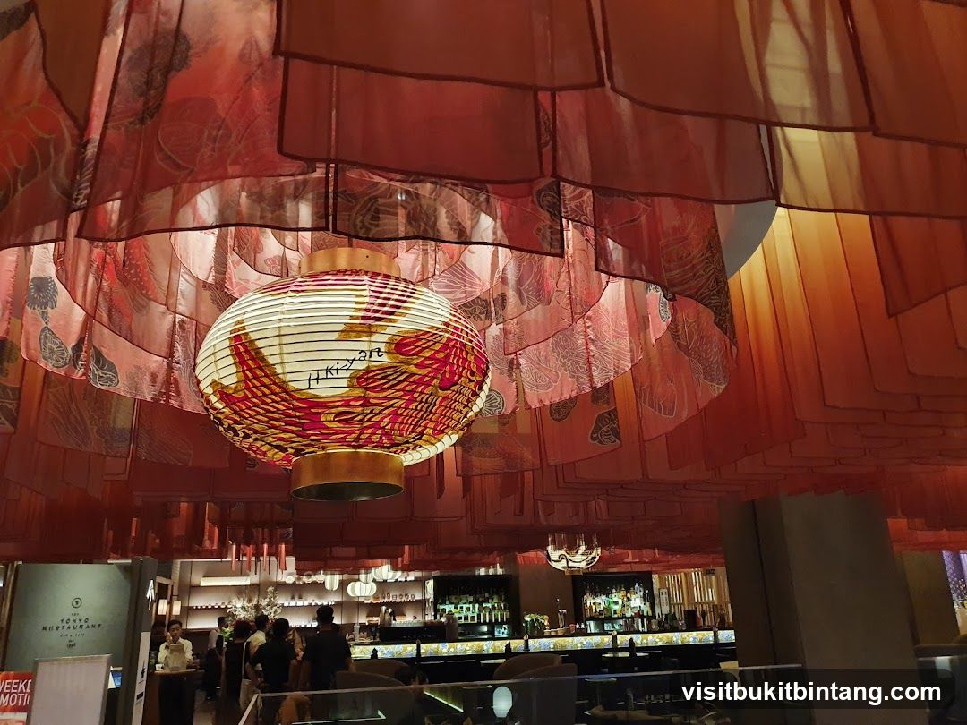 Restaurant Interior with Lanterns
