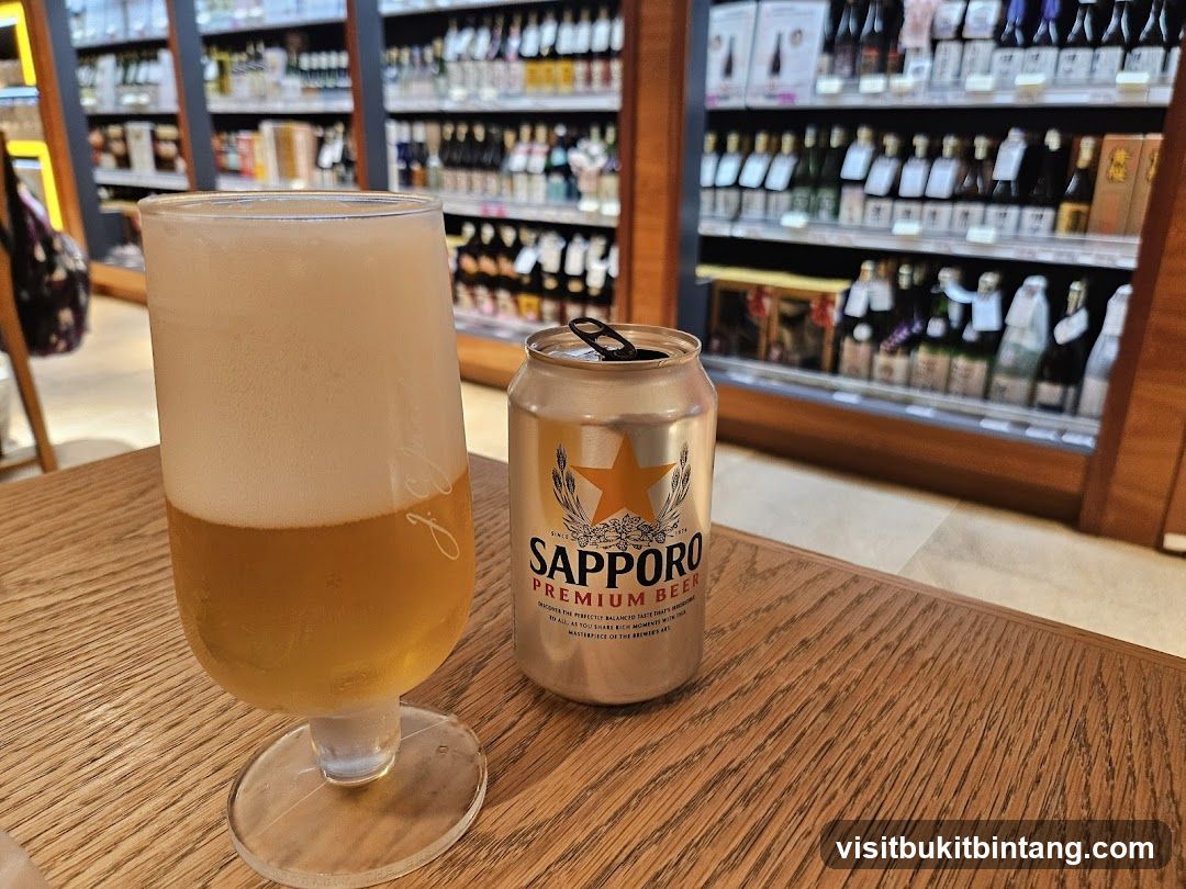 Beer and Sapporo Can