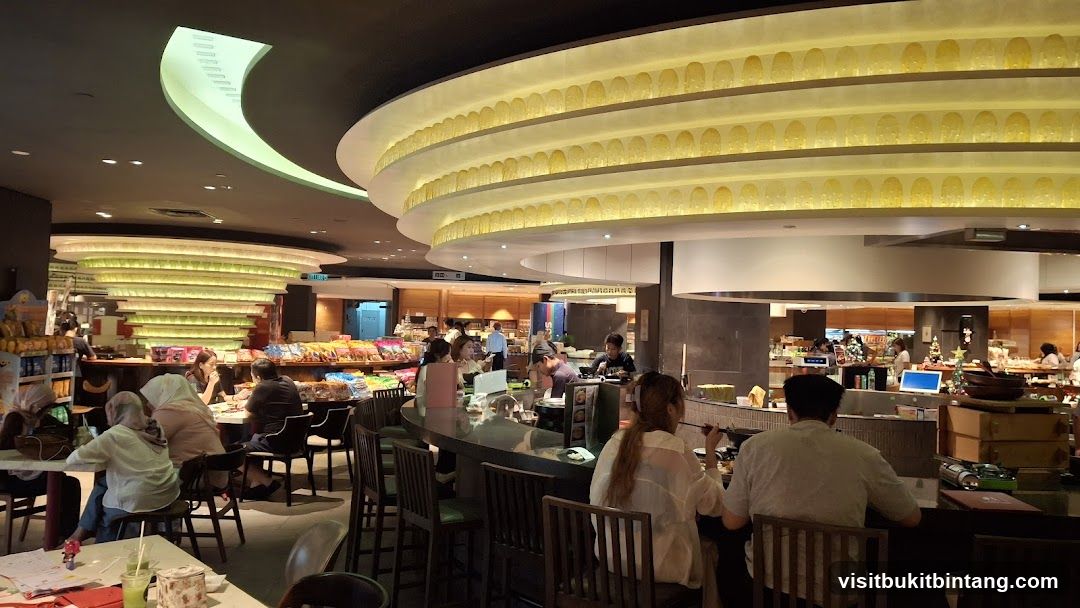 Restaurant Interior with Bar Seating
