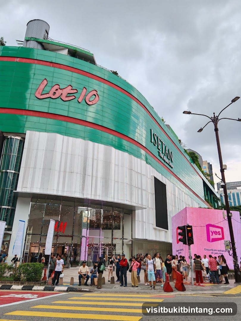 Lot 10 and Isetan Department Store