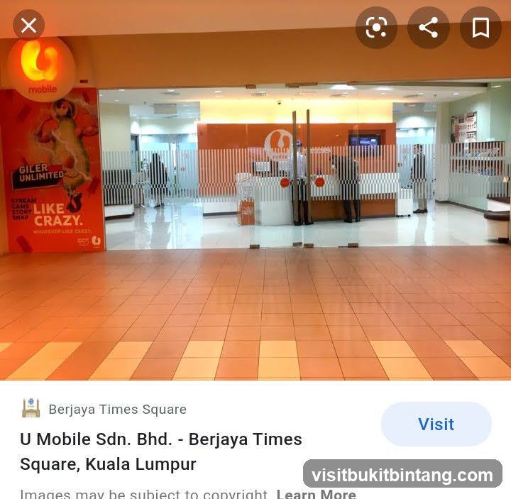 U Mobile Experience Centre Berjaya Times Square