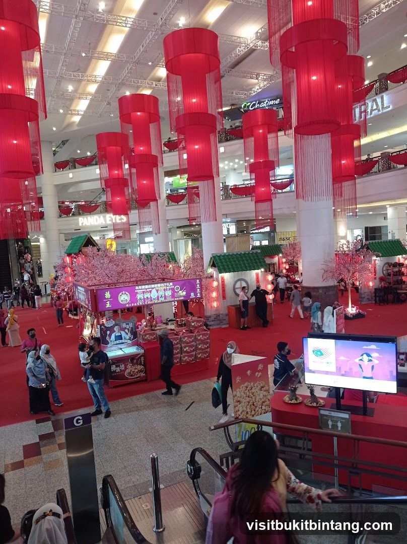 Chinese New Year Decorations in a Mall