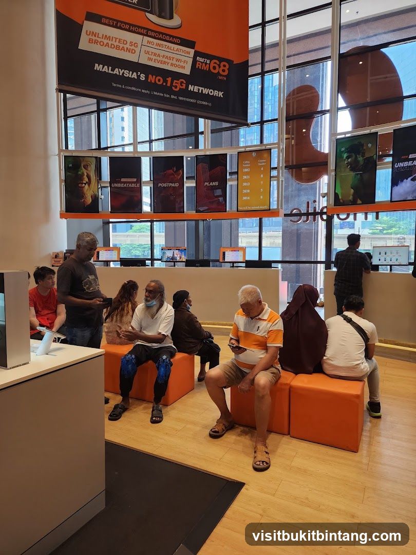 Telecommunications Store Interior