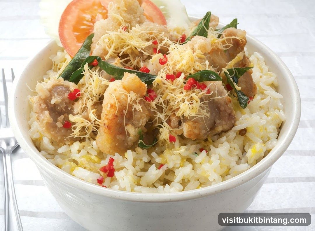 Fried Chicken Rice Bowl