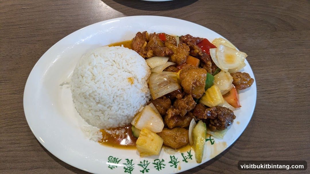 Sweet and Sour Pork with Rice