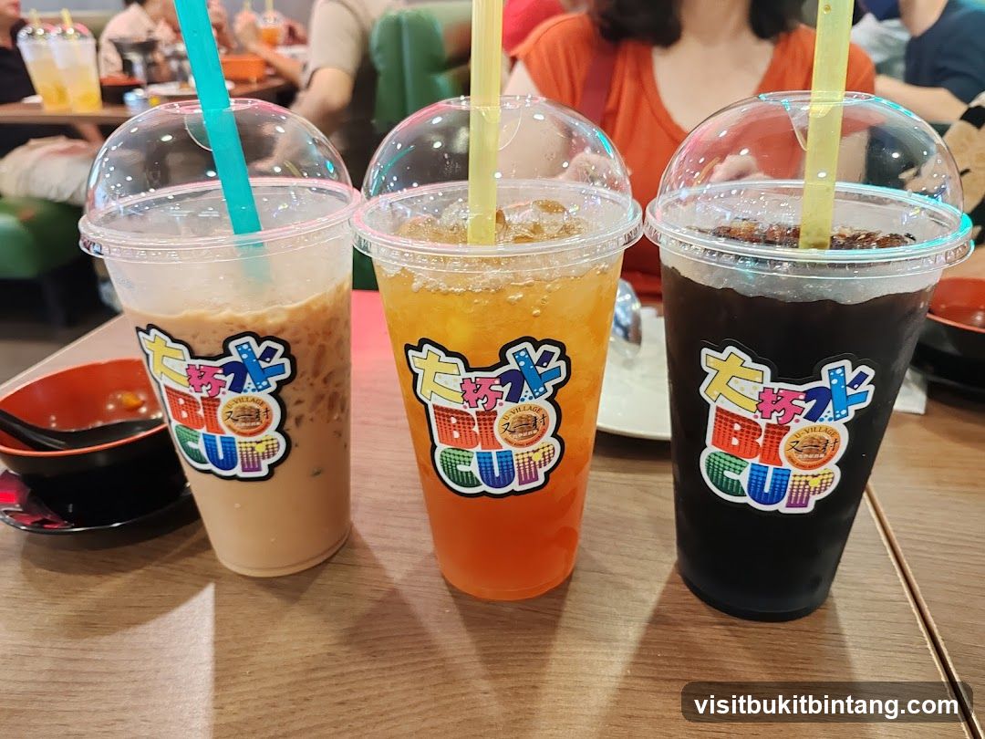 Three Iced Drinks