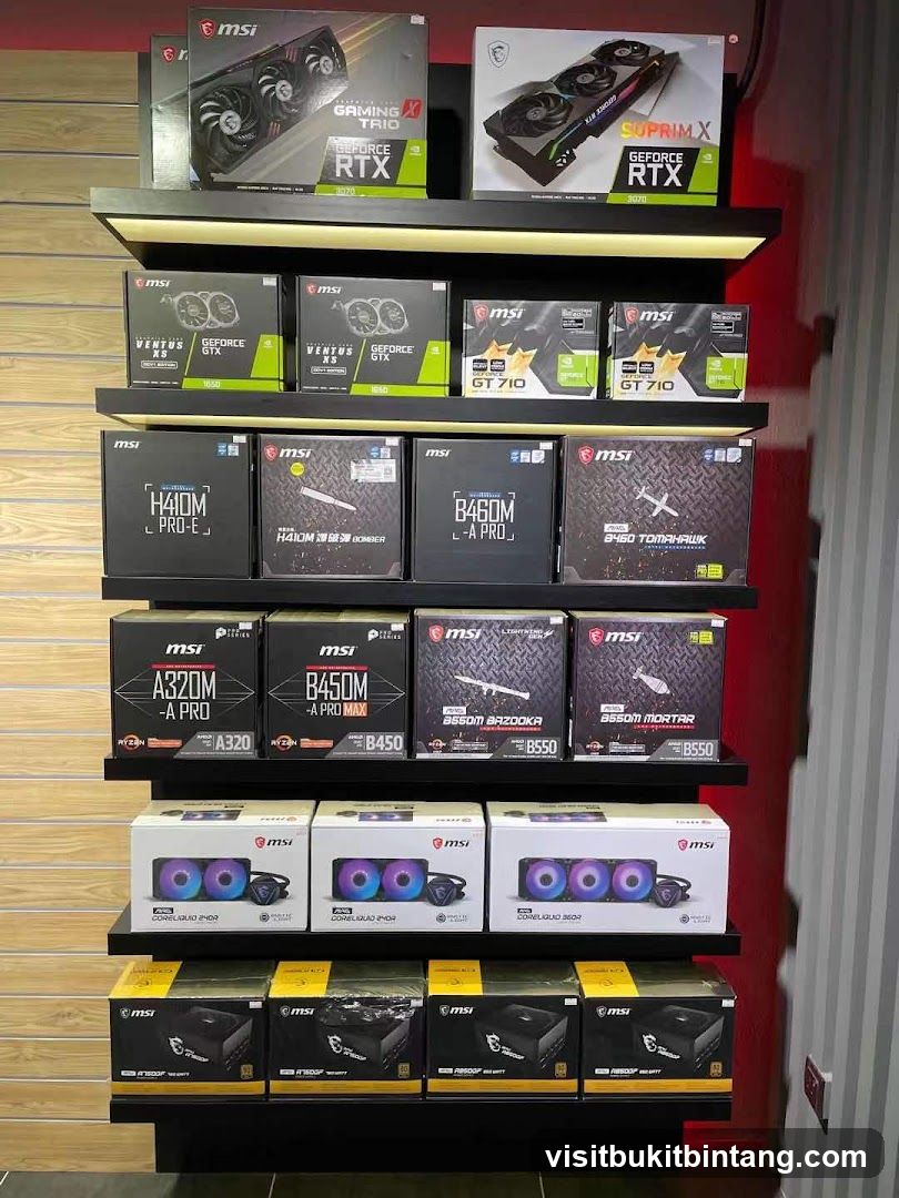 MSI Computer Components Display