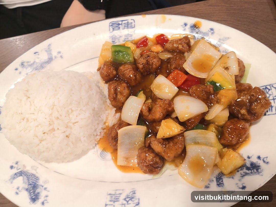 Sweet and Sour Pork with Rice