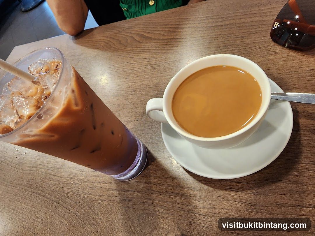 Iced Coffee and Hot Coffee