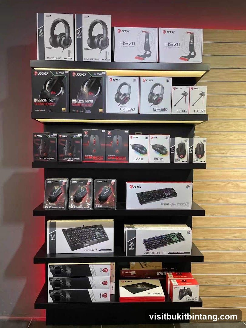 MSI Gaming Peripherals Display
