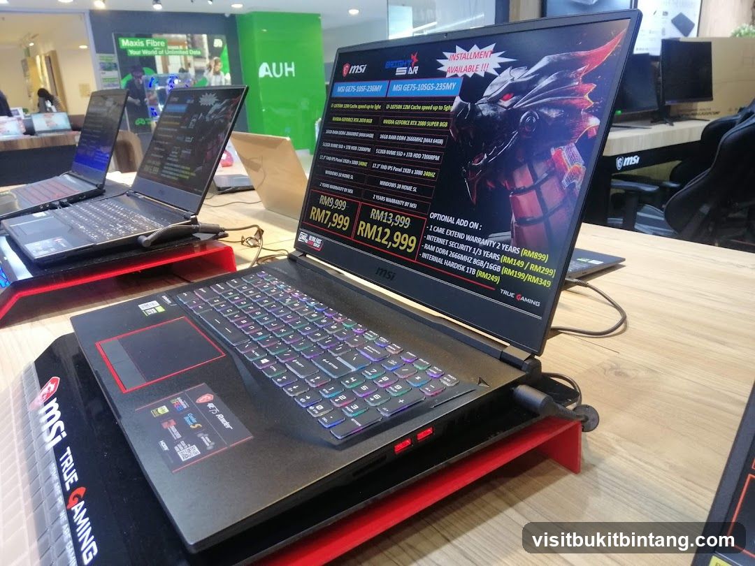 MSI Gaming Laptops