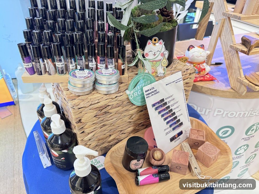 Assortment of therapeutic roll-on series products