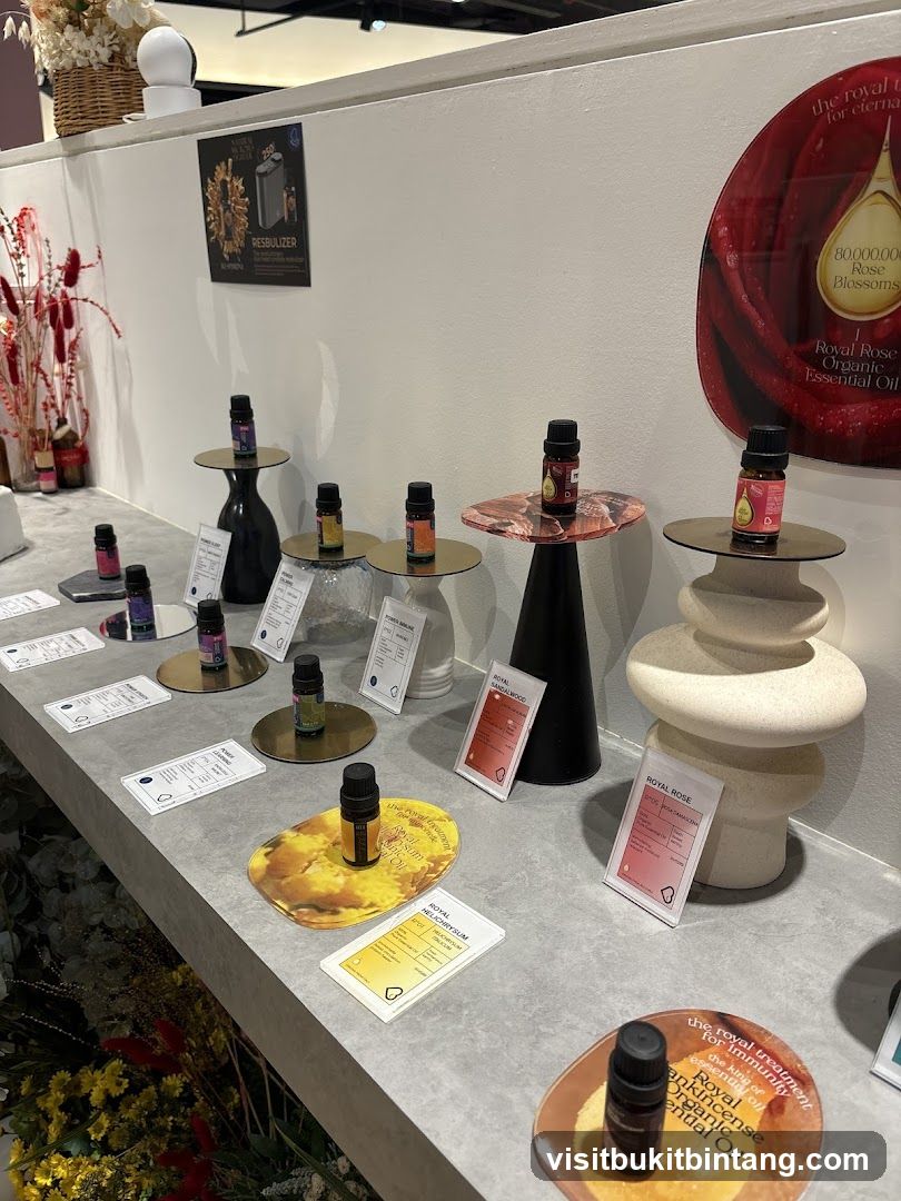 Essential Oils Display