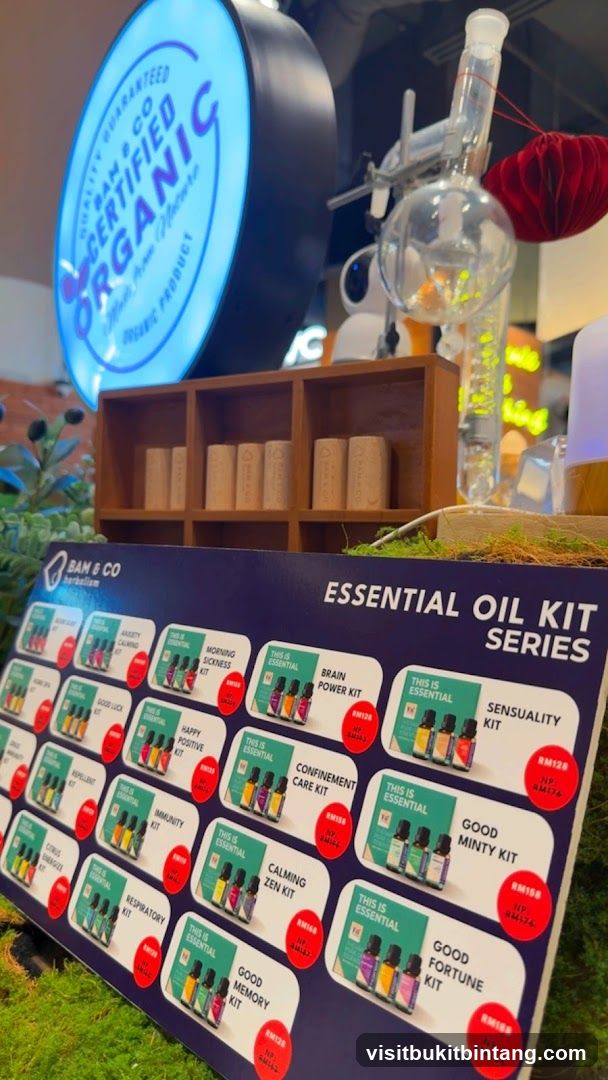 Essential Oil Kits Display
