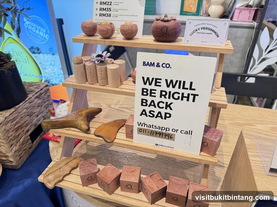 Wood products display