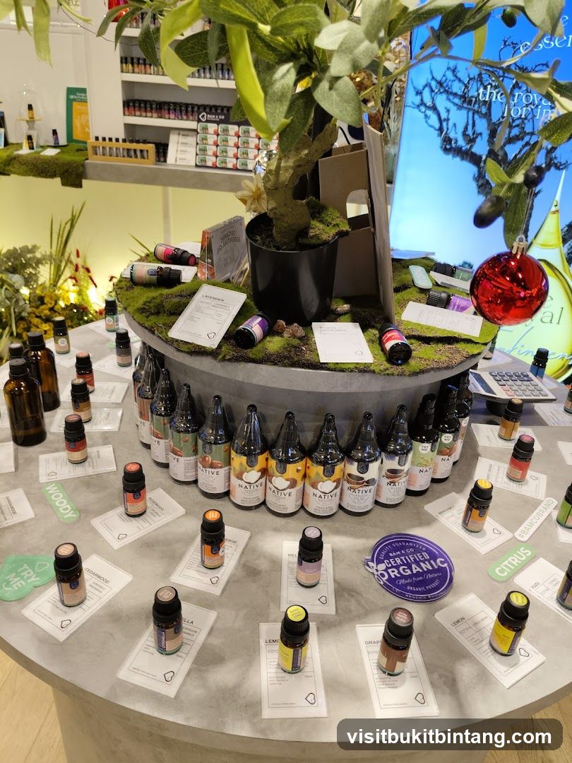 Essential Oils Display