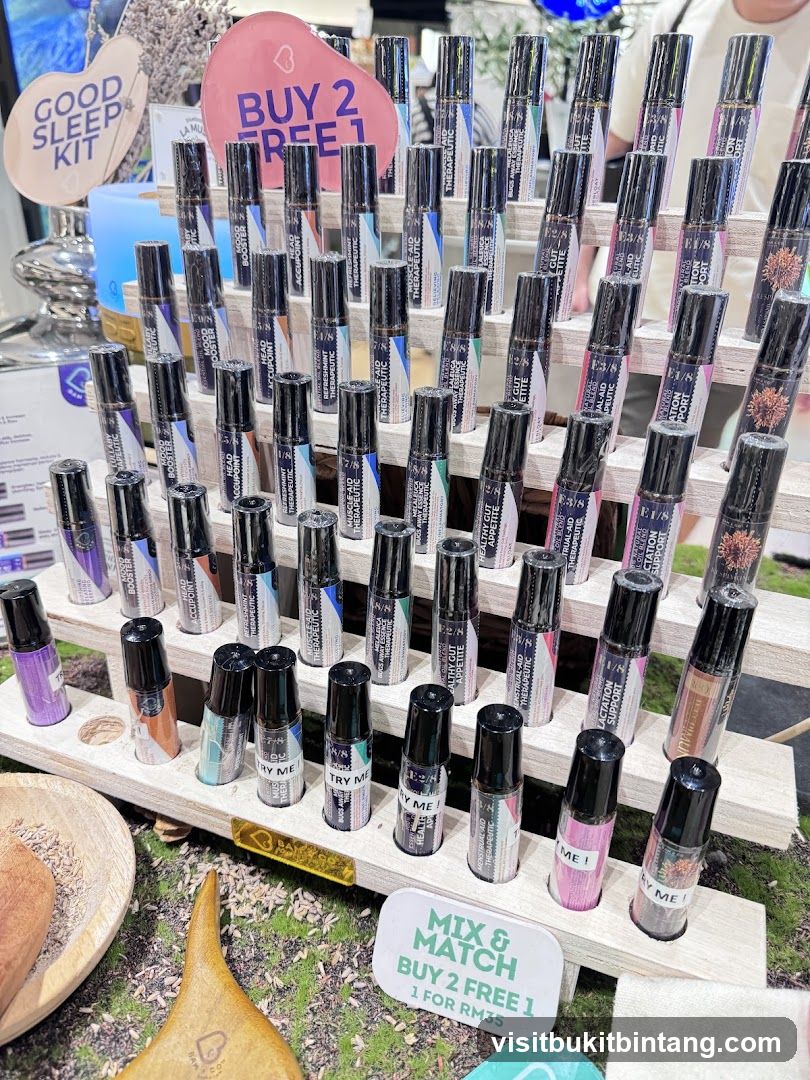Essential Oil Roller Bottles Display